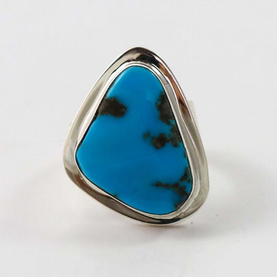 Morenci Turquoise Ring by Marie Jackson - Garland's