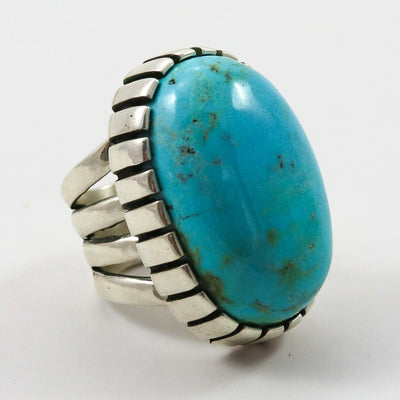 Castle Dome Turquoise Ring by Bruce Eckhardt and Brett Bastien - Garland's