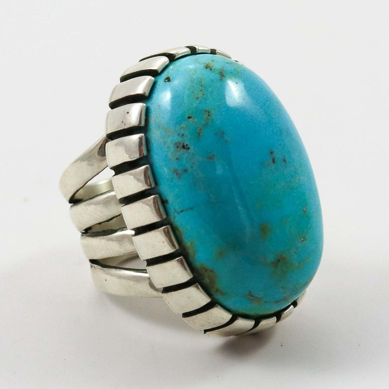 Castle Dome Turquoise Ring by Bruce Eckhardt and Brett Bastien - Garland&