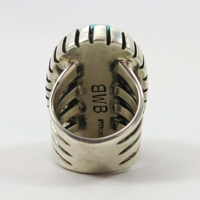 Castle Dome Turquoise Ring by Bruce Eckhardt and Brett Bastien - Garland's