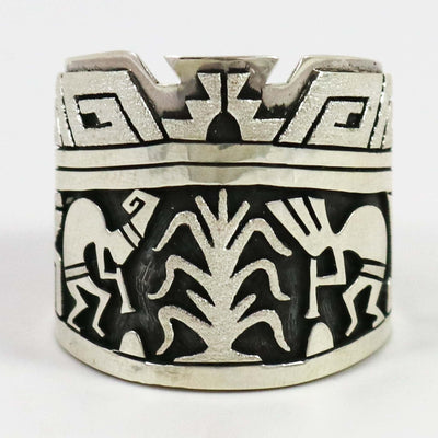 Summertime Kokopelli Ring by Berra Tawahongva - Garland's