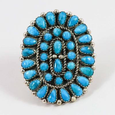 Kingman Turquoise Ring by Fannie Begay - Garland's