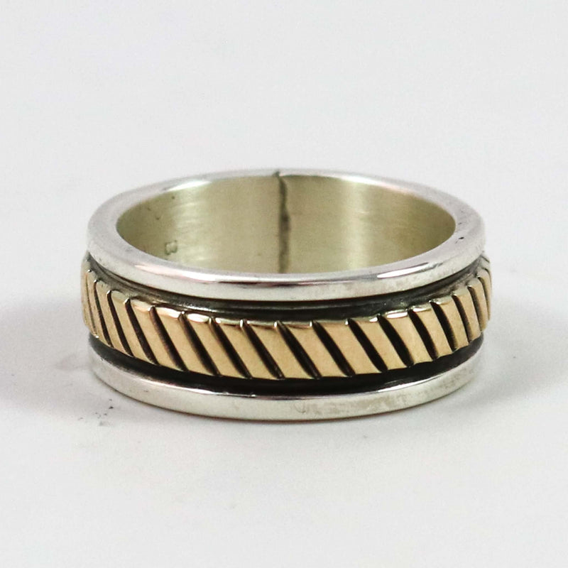 Gold on Silver Ring by Bruce Morgan - Garland&