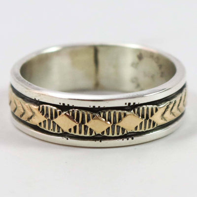 Gold on Silver Ring by Bruce Morgan - Garland's