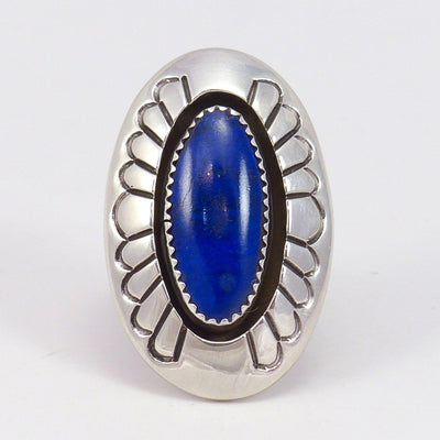 Lapis Shadowbox Ring by Danny Jackson - Garland's