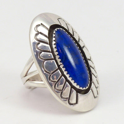 Lapis Shadowbox Ring by Danny Jackson - Garland's