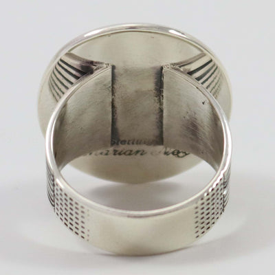 Kingman Turquoise Ring by Marian Nez - Garland's