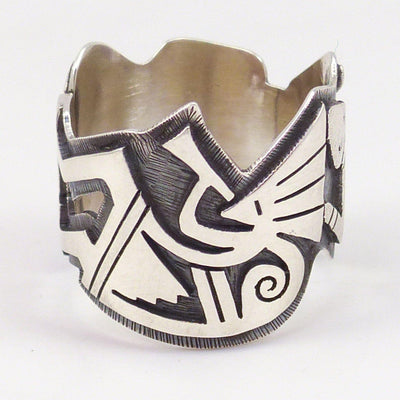Hopi Overlay Ring by Berra Tawahongva - Garland's