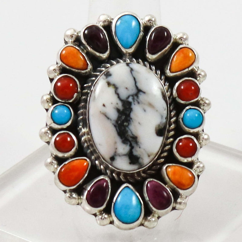 Multi-Stone Ring by Clarissa and Vernon Hale - Garland&
