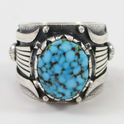 Turquoise Mountain Ring by Curtis Pete - Garland's
