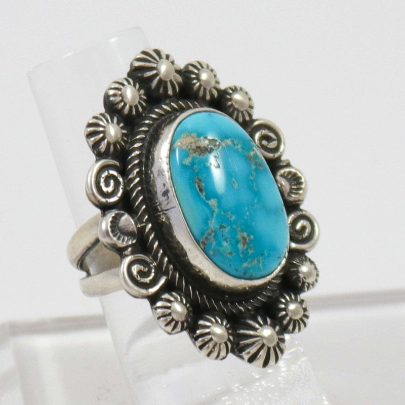 Kingman Turquoise Ring by Leon Martinez - Garland&