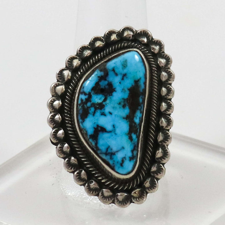 Kingman Turquoise Ring by Leon Martinez - Garland's