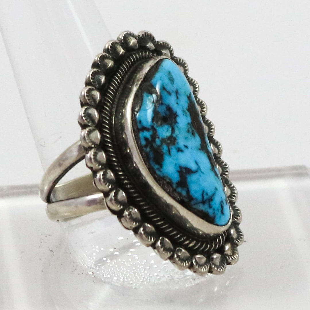 Kingman Turquoise Ring by Leon Martinez - Garland's