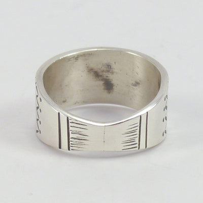 Silver Overlay Ring by Peter Nelson - Garland's