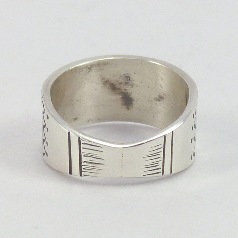 Silver Overlay Ring by Peter Nelson - Garland&