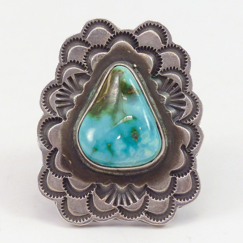 Fox Turquoise Ring by Tommy Jackson - Garland&