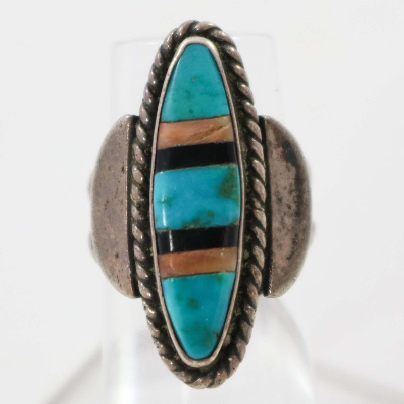 1960s Inlay Ring by Vintage Collection - Garland&