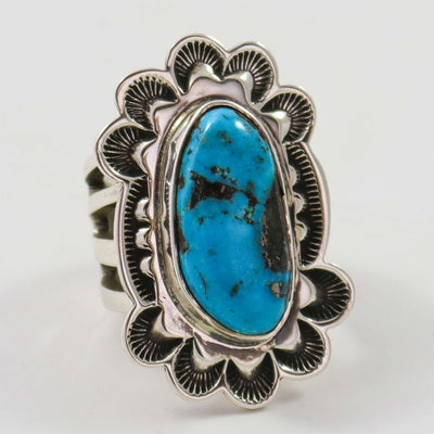 Morenci Turquoise Ring by Tommy Jackson - Garland's