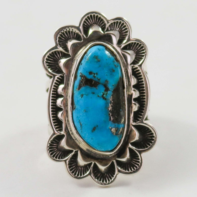 Morenci Turquoise Ring by Tommy Jackson - Garland&