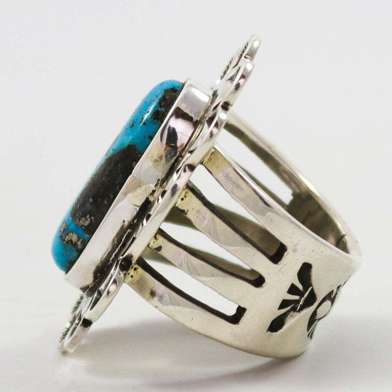 Morenci Turquoise Ring by Tommy Jackson - Garland&