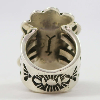 Morenci Turquoise Ring by Tommy Jackson - Garland's