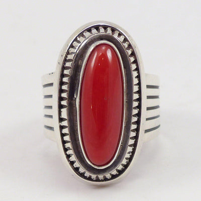 Coral Ring by Leonard Nez - Garland's
