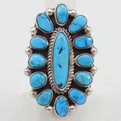 Sleeping Beauty Turquoise Ring by Clarissa and Vernon Hale - Garland's