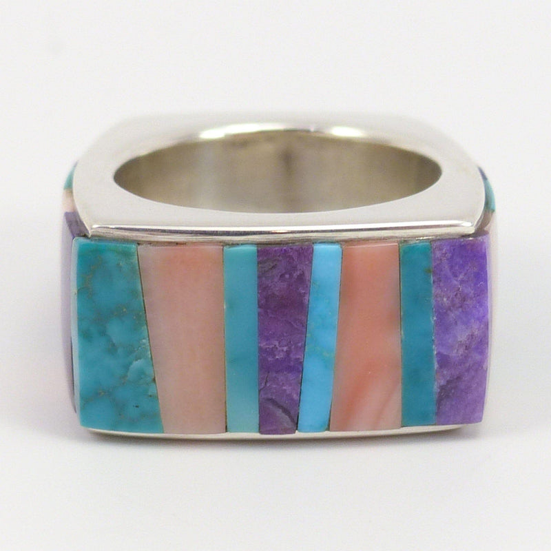 Colorful Inlay Ring by Noah Pfeffer - Garland&