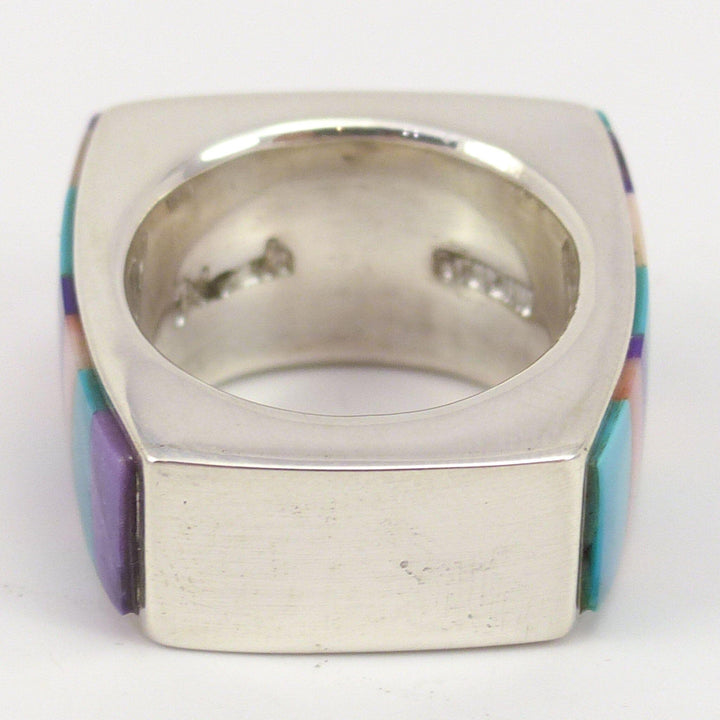 Colorful Inlay Ring by Noah Pfeffer - Garland's