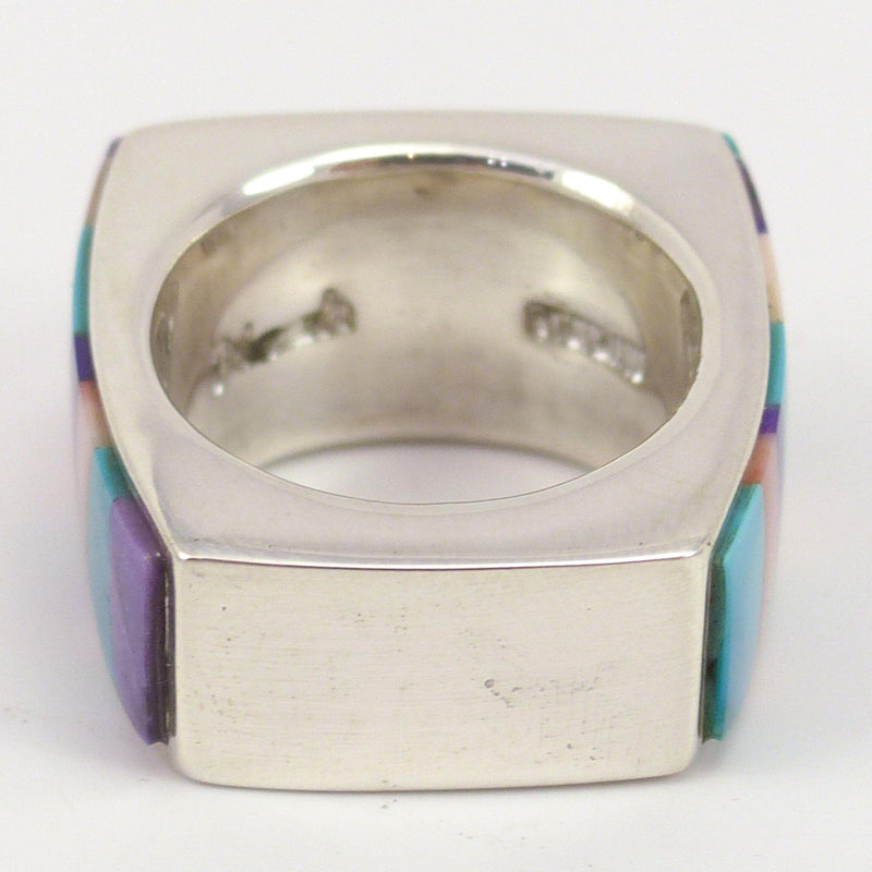 Colorful Inlay Ring by Noah Pfeffer - Garland&