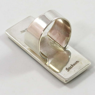 Turquoise Inlay Ring by Tommy Jackson - Garland's