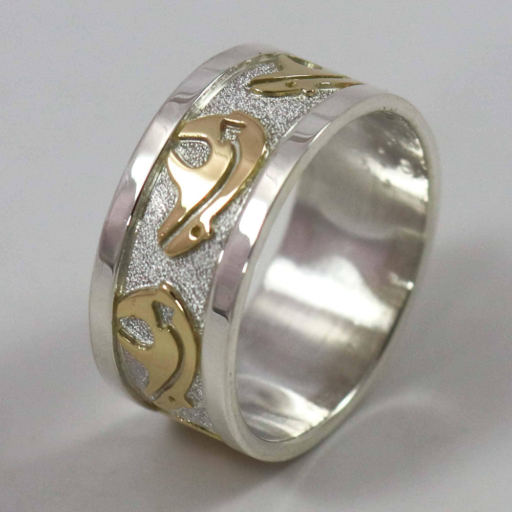 Gold on Silver Ring by Robert Taylor - Garland's