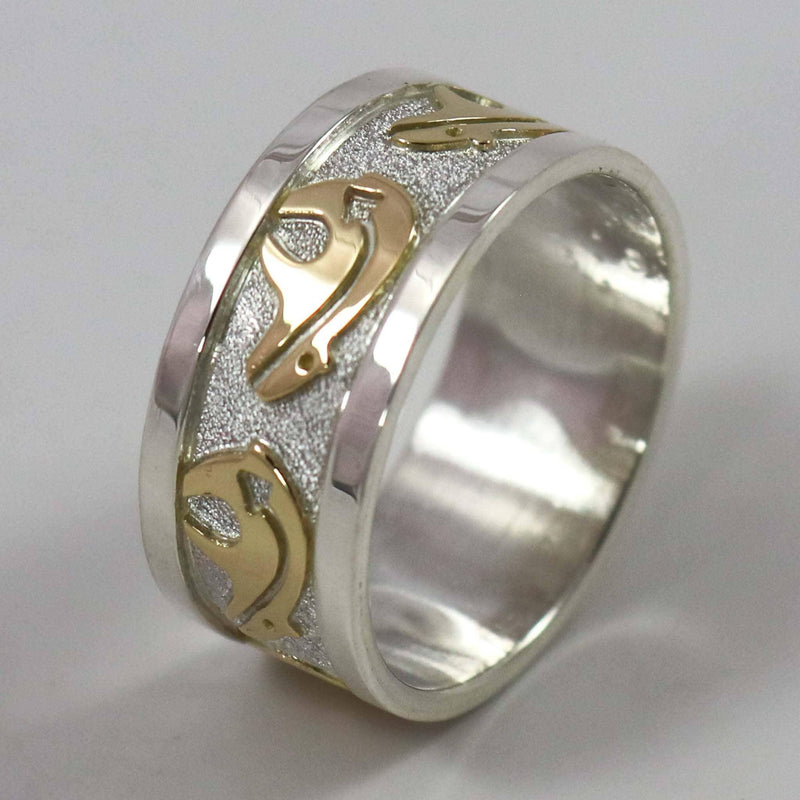 Gold on Silver Ring by Robert Taylor - Garland&