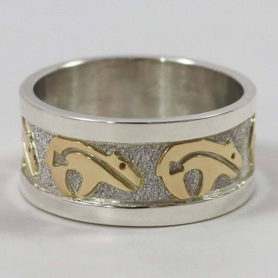 Gold on Silver Ring by Robert Taylor - Garland's