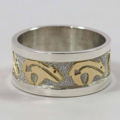 Gold on Silver Ring by Robert Taylor - Garland's