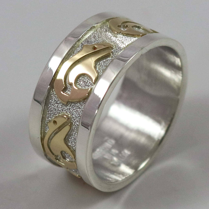 Gold on Silver Ring by Robert Taylor - Garland's