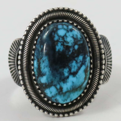 Blue Diamond Turquoise Ring by Steve Arviso - Garland's