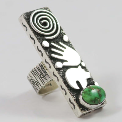 Sonoran Gold Turquoise Ring by Alex Sanchez - Garland's
