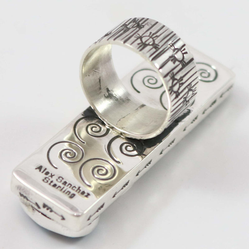 Kingman Turquoise Ring by Alex Sanchez - Garland&