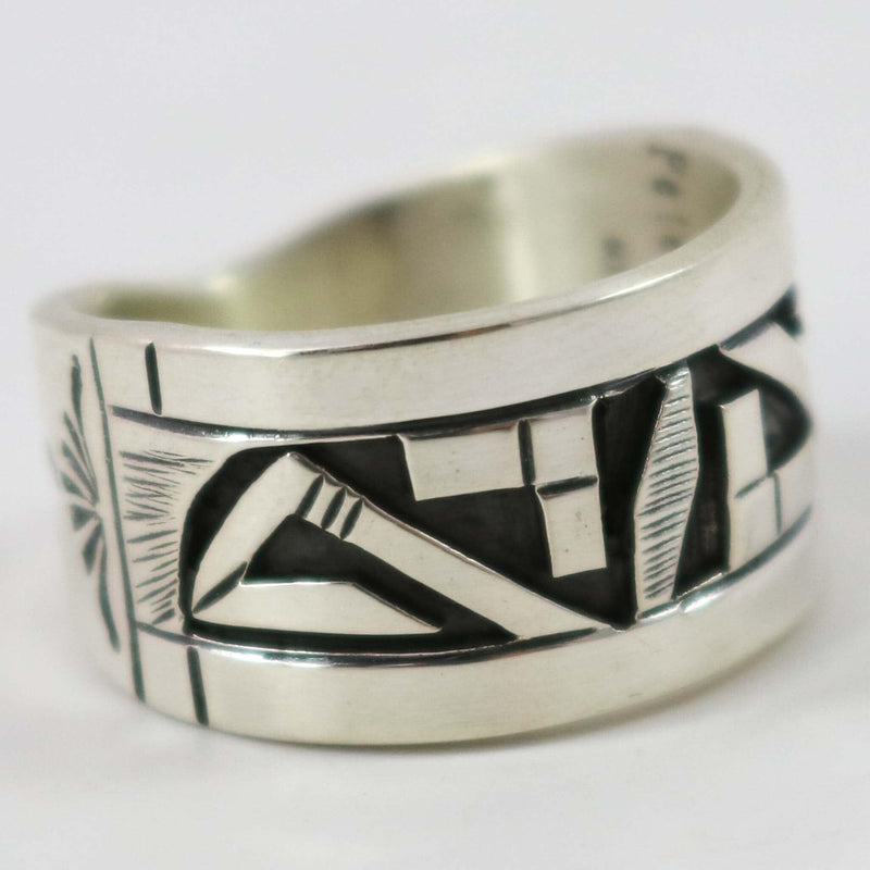 Silver Overlay Ring by Peter Nelson - Garland&