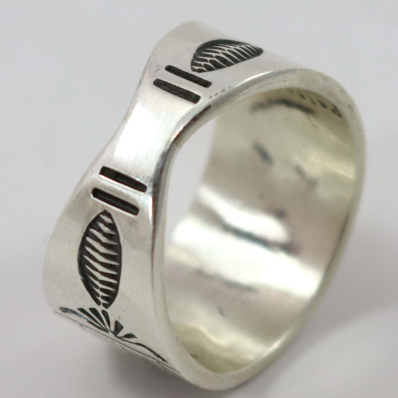Silver Overlay Ring by Peter Nelson - Garland&
