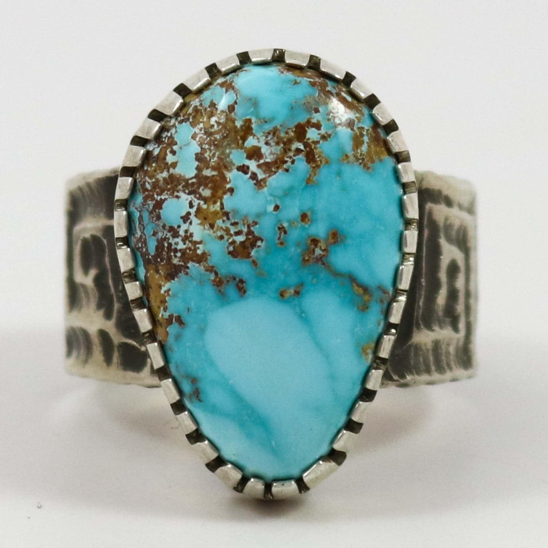 Hidden Valley Turquoise Ring by Alvin Yellowhorse - Garland's