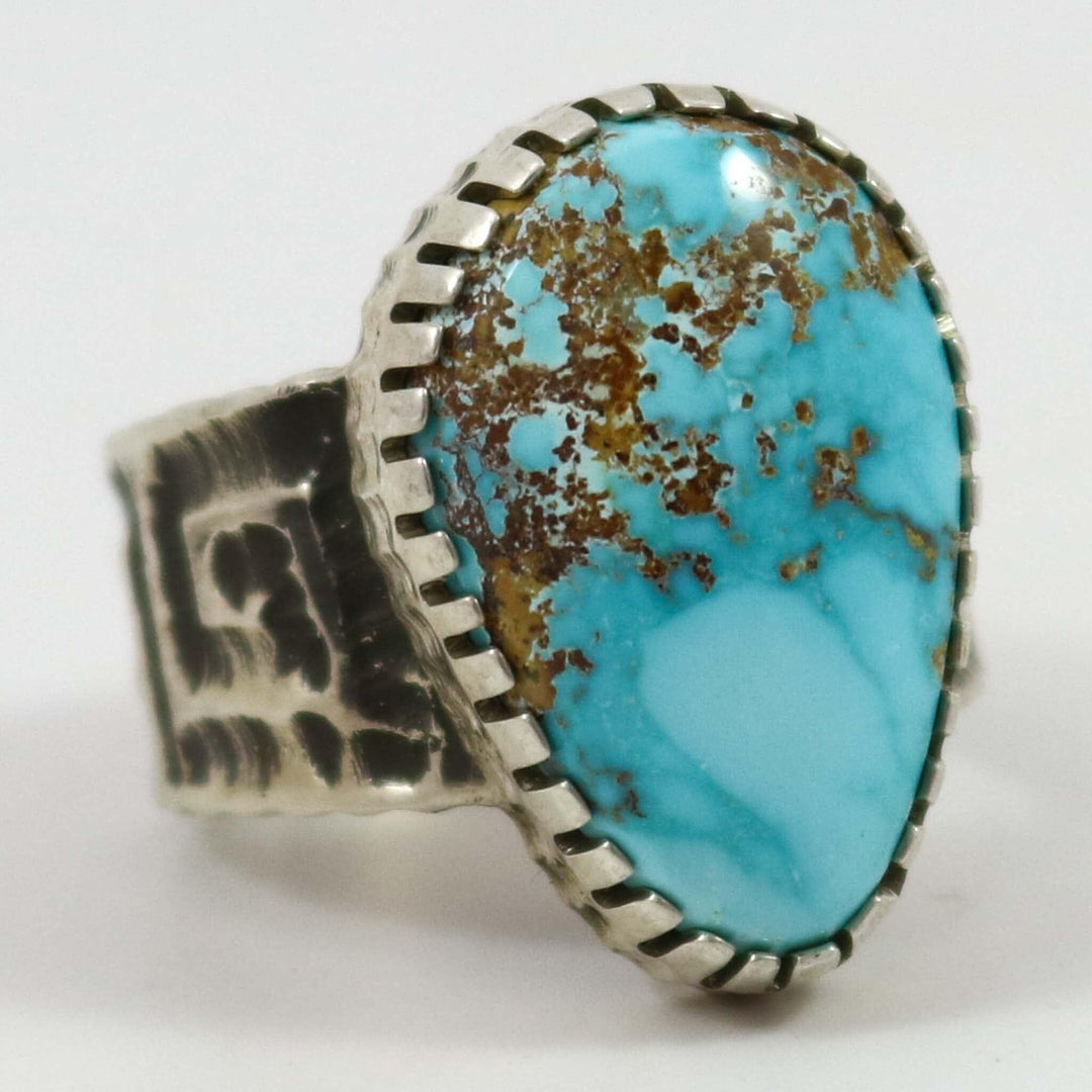 Hidden Valley Turquoise Ring by Alvin Yellowhorse - Garland's