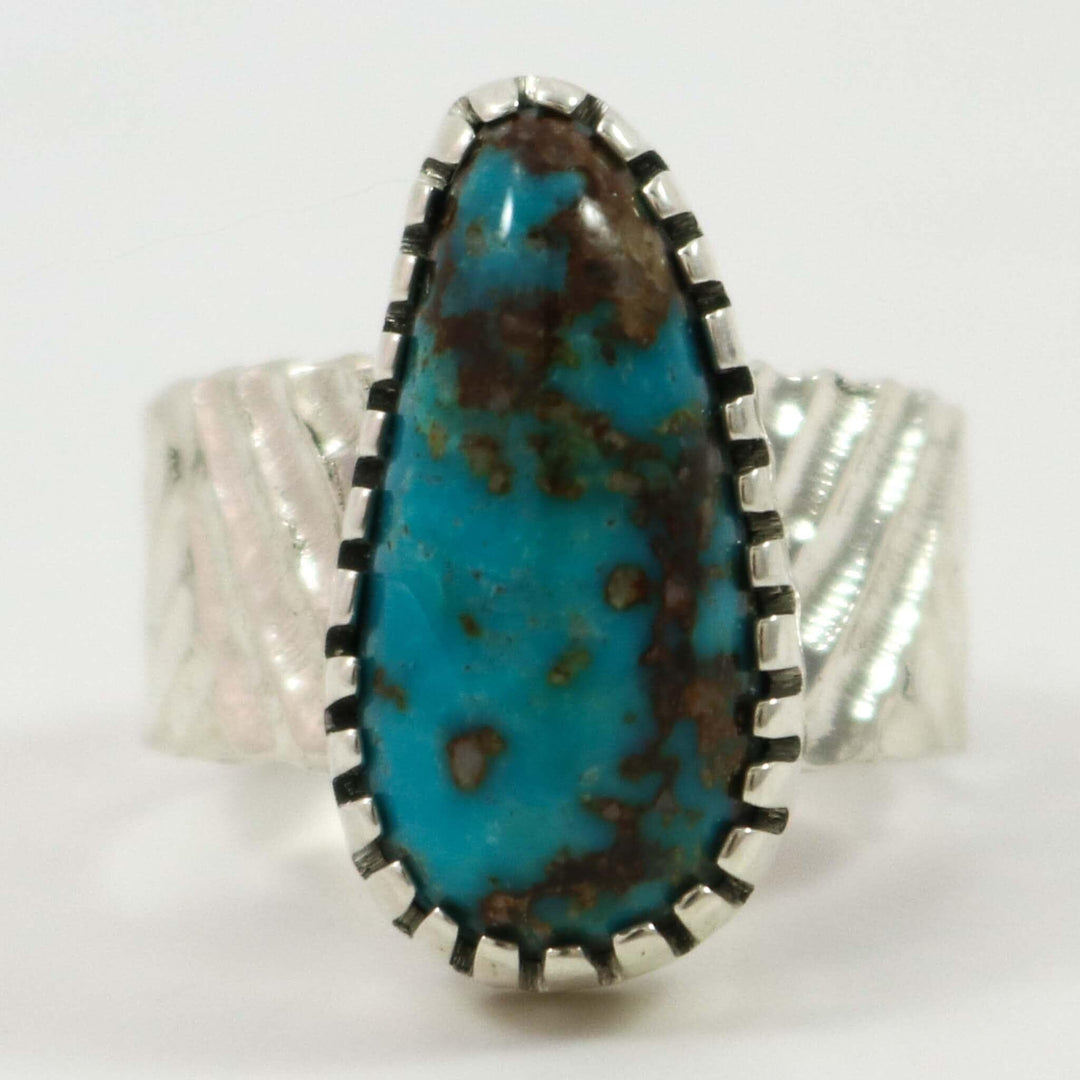 Candelaria Turquoise Ring by Alvin Yellowhorse - Garland's