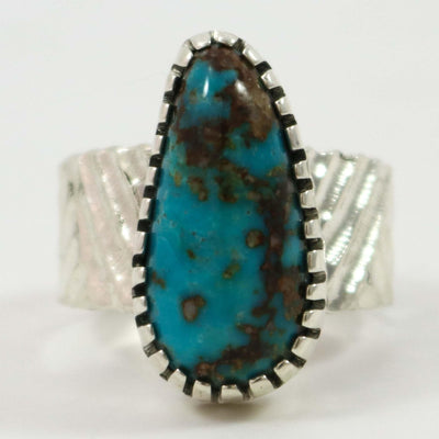 Candelaria Turquoise Ring by Alvin Yellowhorse - Garland's
