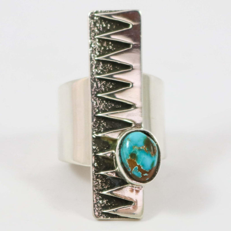 Bisbee Turquoise Ring by Tommy Jackson - Garland&