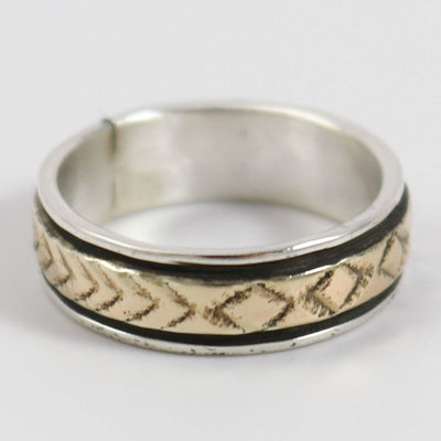 Gold on Silver Ring by Bruce Morgan - Garland's