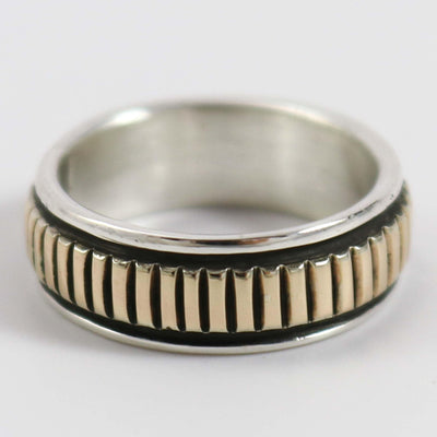 Gold on Silver Ring by Bruce Morgan - Garland's