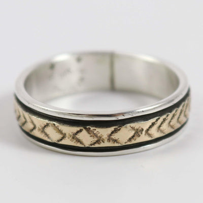 Gold on Silver Ring by Bruce Morgan - Garland's