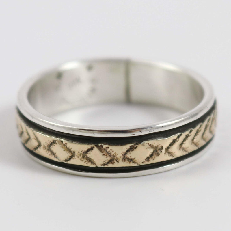 Gold on Silver Ring by Bruce Morgan - Garland&